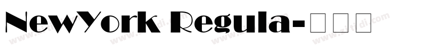 NewYork Regula字体转换